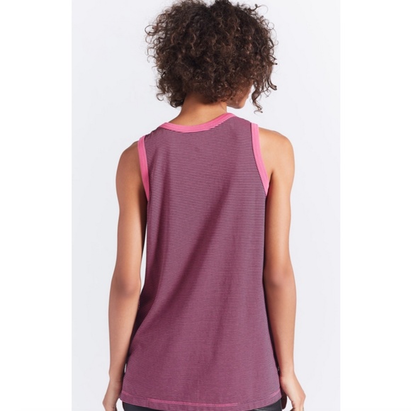 Current Elliott Womens The Easy Muscle Tank in Ibis and Rose Size 2 - Picture 2 of 7